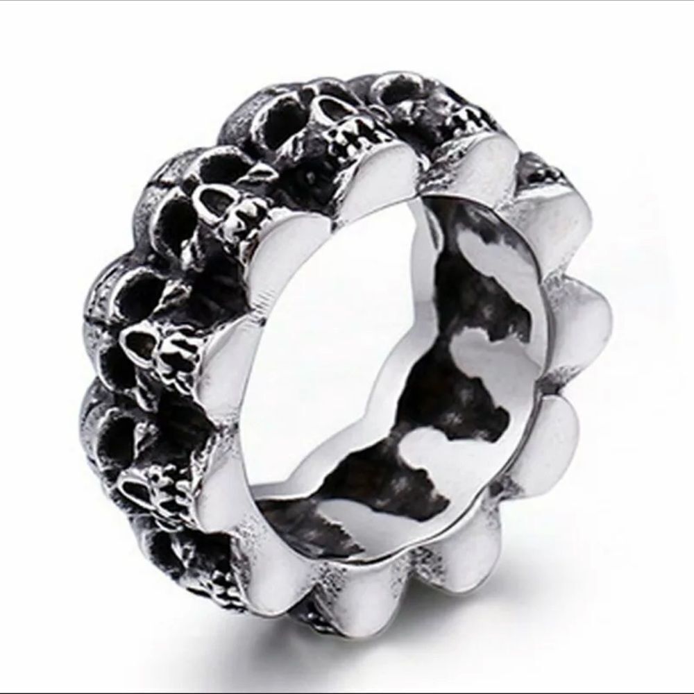 RING - Skull Ring Silver - Picture 3 of 3
